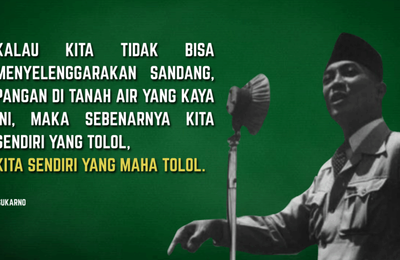 Bung Karno soal pangan di IPB 195